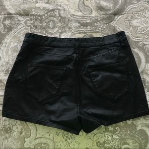 BDG Shorts - BDG Erin High-Rise Leather Shorts BDG Shorts - BDG Erin High-Rise Leather Shorts